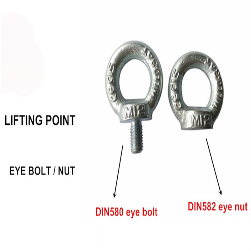 galv الكهربائية. C15e أو C15 مادة الصلب DIN580 رفع العين الترباس